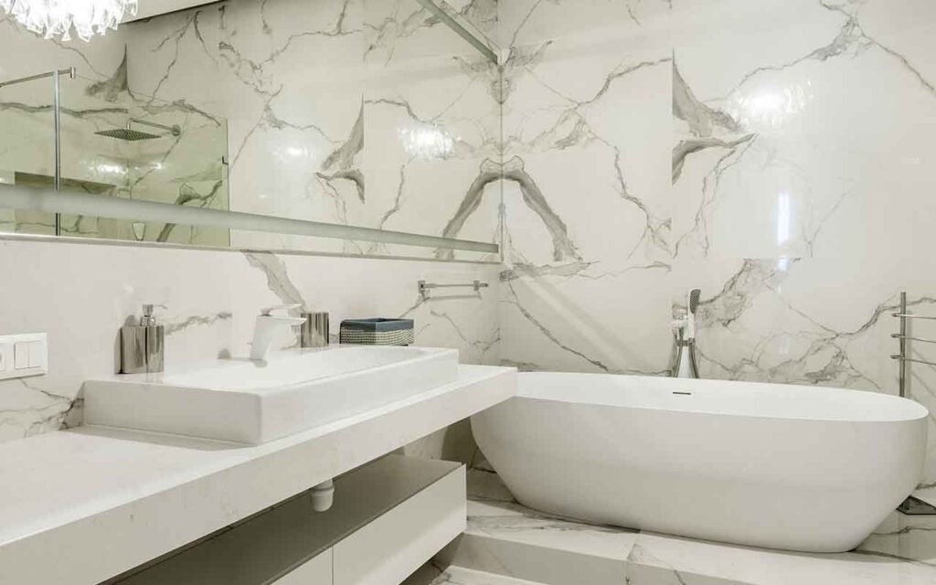 Best Countertop Materials for Dallas Bathrooms: Style Meets Durability | Galaxy Granite Dallas | Granite, Quartz, Marble Countertops in DFW