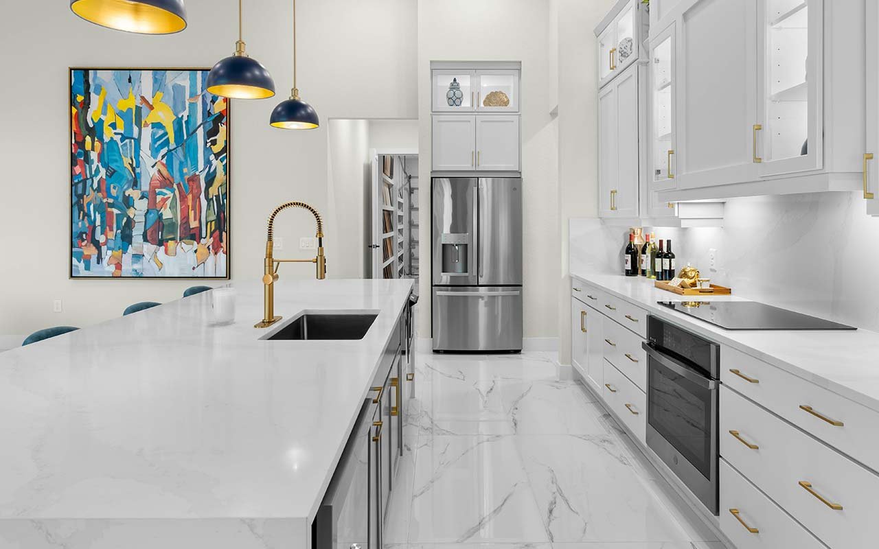 Modern Kitchens Kitchen Remodel by Galaxy Granite Dallas project photo